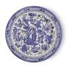 Burleigh Plates-Blue Regal Peacock Plate 7 in