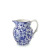 Burleigh Jugs-Blue Regal Peacock Small Etruscan Jug