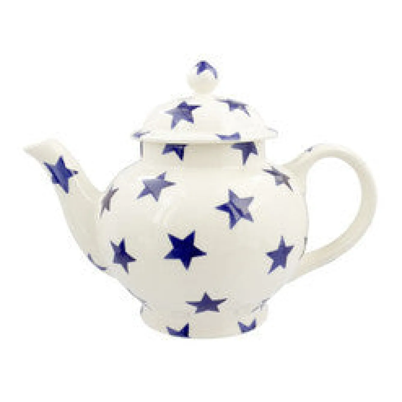 Emma Bridgewater Tea|Teapots-Blue Star 4 Mug Teapot Boxed