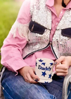 Emma Bridgewater Father's Day|Blues-Blue Star Daddy 1/2 Pint Mug