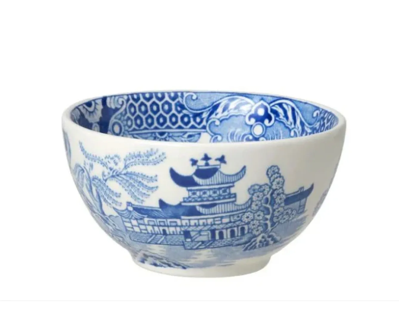 Burleigh Tea|Bowls & Dishes-Blue Willow Small Sugar Bowl - 3.75in/9.5cm