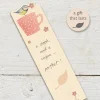 Ginger Betty Books-Book & Cuppa Wooden Book Mark