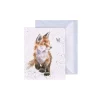 Wrendale Designs Greeting Cards-'Born to be Wild' Fox Gift Enclosure Card