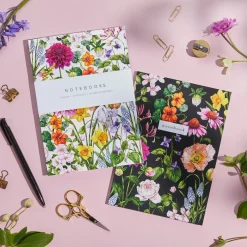 Catherine Lewis Stationery-Bountiful Blooms - Set of 2 A5 Notebooks