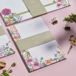 Catherine Lewis Stationery-Bountiful Blooms A5 Notepad