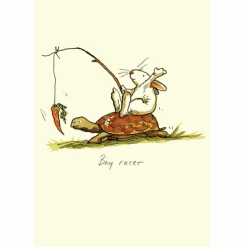 Two Bad Mice Greeting Cards-Boy Racer Greetings Card