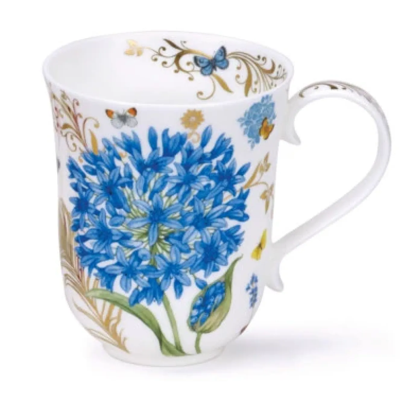Dunoon Tea-Braemar Vintage Blue Mug