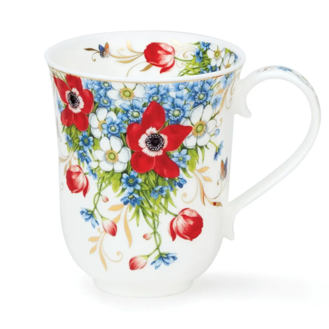 Dunoon Tea|Flowers & Garden-Braemar Vintage Garden Mugs