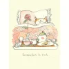Two Bad Mice Tea|Greeting Cards-Breakfast in Bed Greetings Card