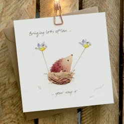 Ginger Betty Greeting Cards-Bringing Lots of Love Your Way Card