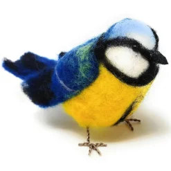 The Crafty Kit Co. Crafts-British Birds - Blue Tit Needle Felting Kit