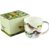 Emma Ball Chickens-British Birds Bone China Mug (Boxed)