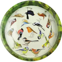 Emma Ball Trays|Trays-British Birds Round Tin Tray