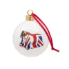 Alison Gardiner Christmas Decorations|Seasonal Decor-British Bulldog Bauble Boxed