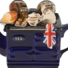 Ceramic Inspirations Tea|Teapots-British Roast Dinner Large Aga Teapot - Blue