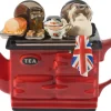 Ceramic Inspirations Tea|Teapots-British Roast Dinner Large Aga Teapot - Red