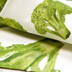 Corinne Alexander Tea|Tea Towels-Broccoli Tea Towel by