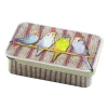 Emma Ball Storage-Budgies in Beanies Mini Slider Tin