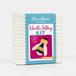 Hawthorn Handmade Crafts-Bumblebee Brooch Felting Kit