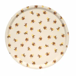 Emma Bridgewater Trays-Bumblebee Round Birch Tray