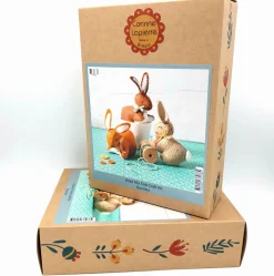 Corinne Lapierre Crafts|Children-Bunnies Wool Mix Felt Craft Kit