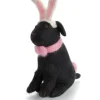 Amica Felt Easter|Seasonal Decor-Bunny Earred Sitting Black Labrador Felt Decoration