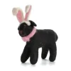 Amica Felt Easter|Seasonal Decor-Bunny Earred Standing Black Labrador Felt Decoration