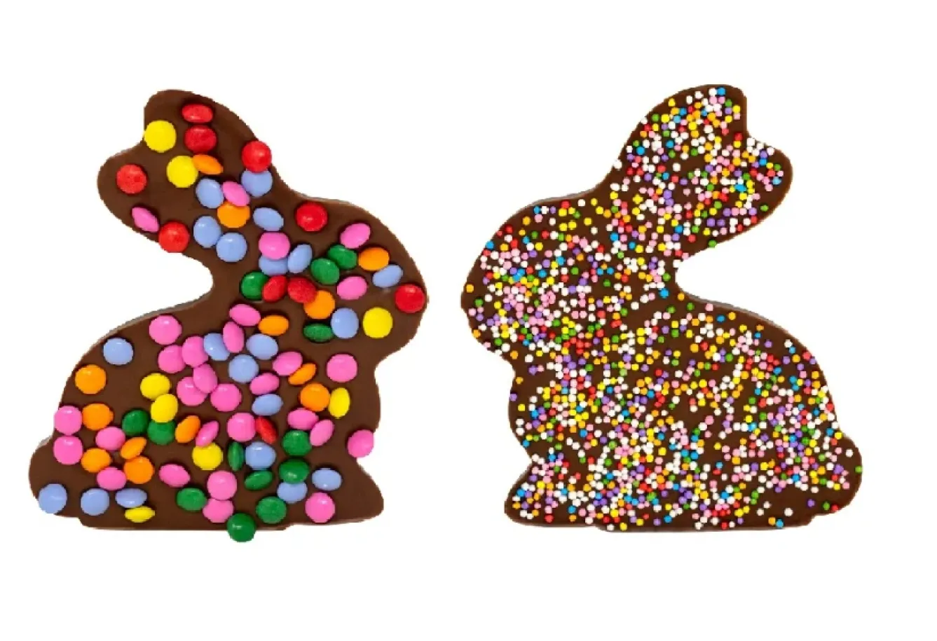 Cocoba Easter-Bunny Shaped Easter Chocolate Bar Set