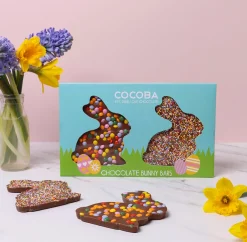 Cocoba Easter-Bunny Shaped Easter Chocolate Bar Set