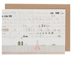 Laura Stoddart Greeting Cards-Butler's Pantry Greeting Card