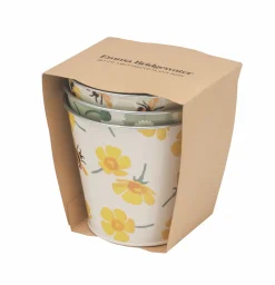 Emma Bridgewater Gardening|Gardening-Buttercup Set 3 Round Tin Herb Pots