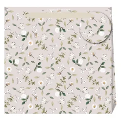 Toasted Crumpet Stationery-Butterflies and Botanicals Dusty Pink Medium Gift Bag