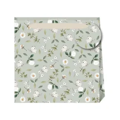 Toasted Crumpet Stationery-Butterflies and Botanicals Sage Small Gift Bag