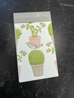Thornback & Peel Stationery-Cactus & Bird Mini Notepad