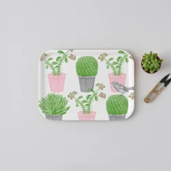 Thornback & Peel Trays-Cactus & Bird Small Tray