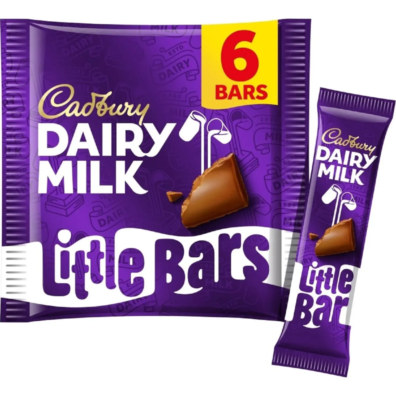 Cadbury Chocolate-Dairy Milk Little Bars 6 Pack