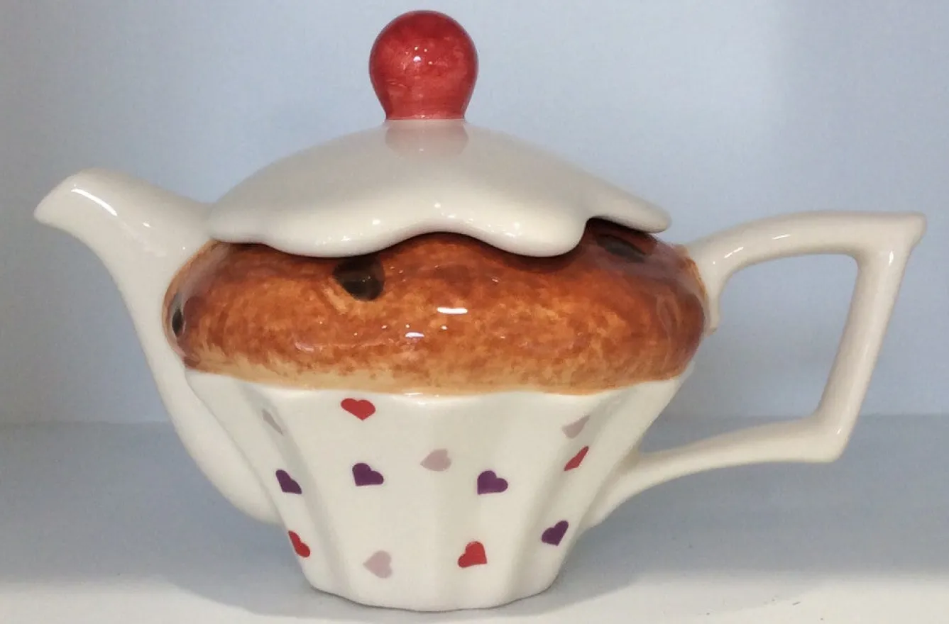 Ceramic Inspirations Tea|Teapots-Cake Hearts Teapots