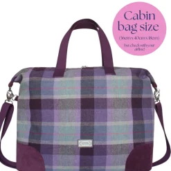 Earth Squared Bags Bags-Carberry Tweed Weekend Bag