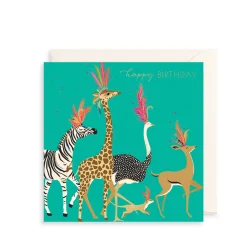 The Art File Greeting Cards-Carnival Animals Greeting Card