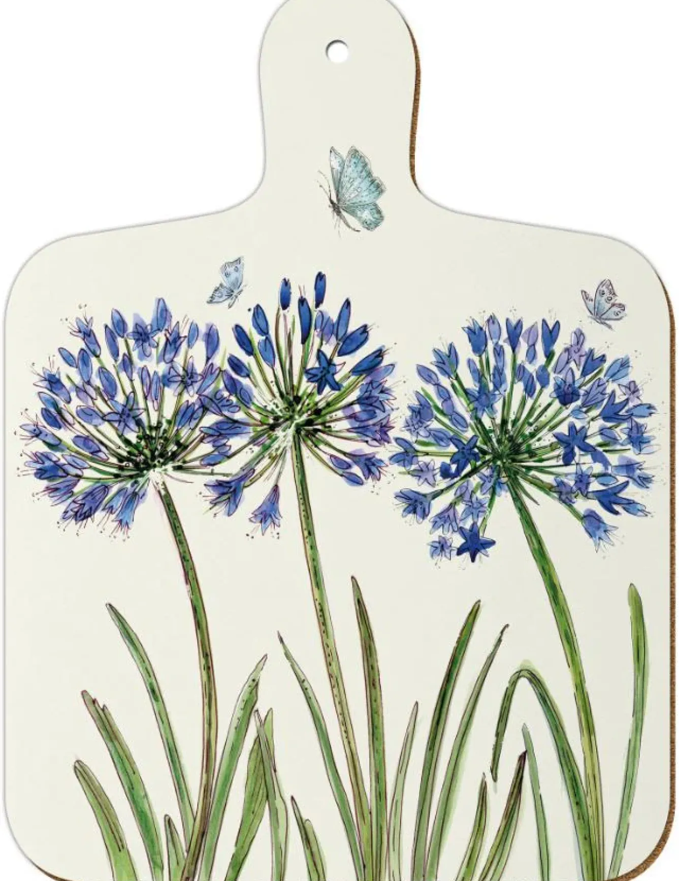 Emma Ball Kitchenware|Chopping Boards-Caroline Cleave Agapanthus Mini Chopping Board