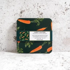 Corinne Alexander Coasters-Carrot Coaster Set by