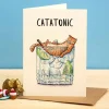 Bewilderbeest Greeting Cards-Catatonic Greetings Card