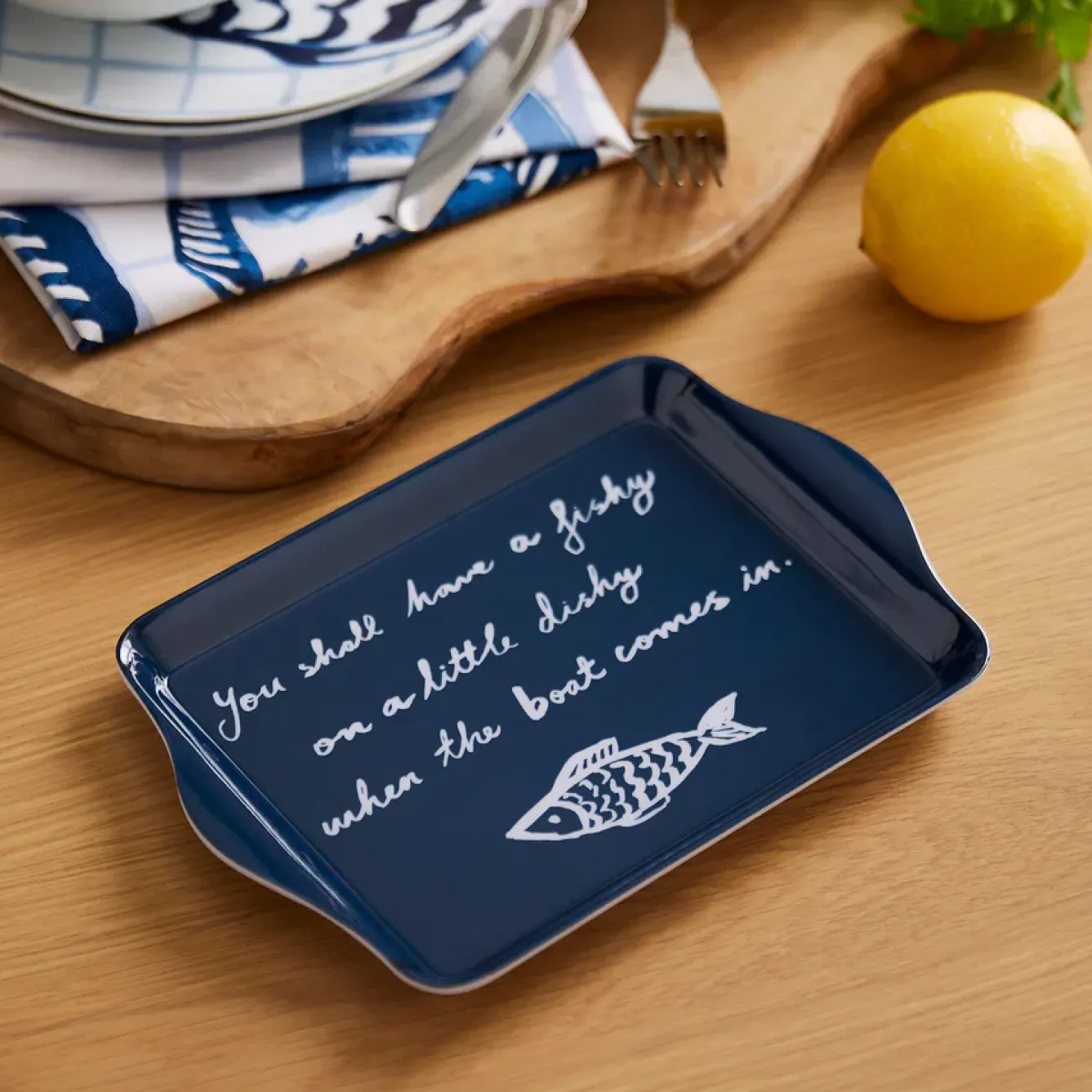Ulster Weavers Trays|Melamine-Catch of the Day Small Scatter Tray