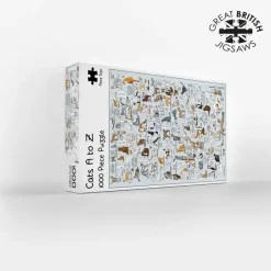 GB Jigsaws Ltd Puzzles-Cats A-Z 1000 Piece Jigsaw Puzzle