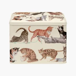 Emma Bridgewater Storage-Cats Large Hinged Caddy