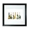 Corinne Alexander Art-Champagne Framed Print by