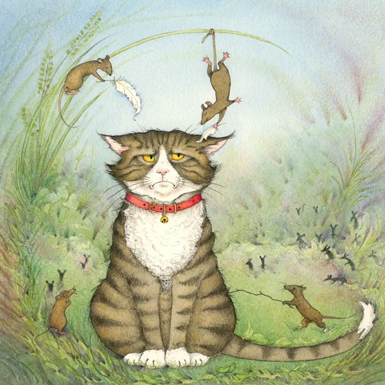 Moongazer Cards Greeting Cards-Cheeky Wee Mice Greeting Card