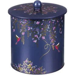 Sara Miller London Novelty|Storage-Chelsea Navy Biscuit Barrel