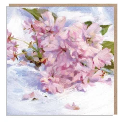 Paper Shed Design Greeting Cards-Cherry Blossoms by Dan O'Brien Greetings Card