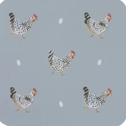 Sophie Allport Tea|Coasters-Chicken Coasters- Set of 4
